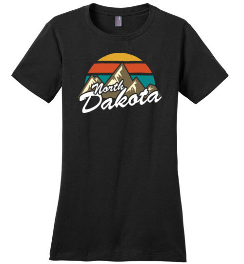 North Dakota Retro Mountains