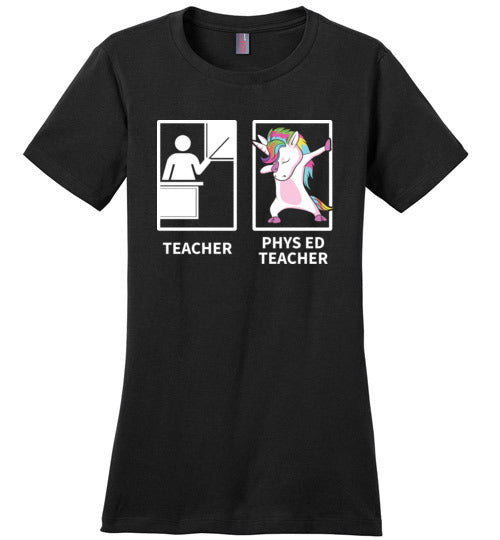 Teacher vs Unicorn Phys Ed Gym Teacher
