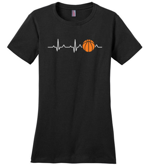 Basketball Heartbeat Canvas