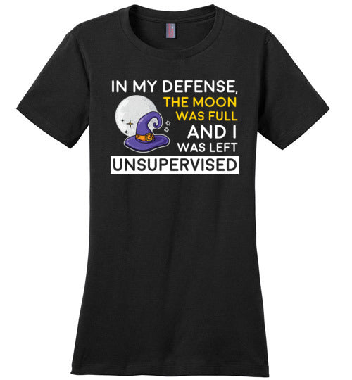 Moon Was Full Left Unsupervised Canvas