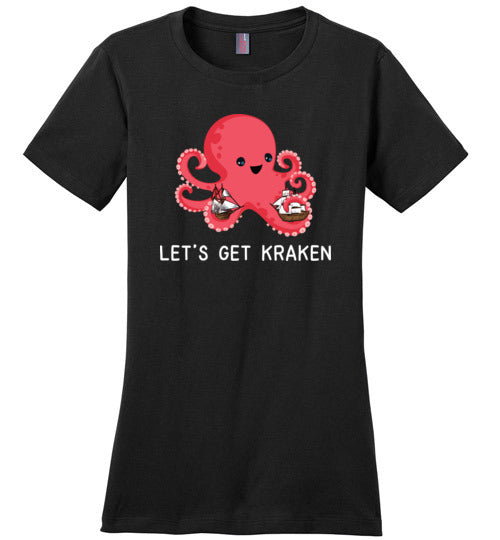 Let's Get Kraken Old Ships Canvas