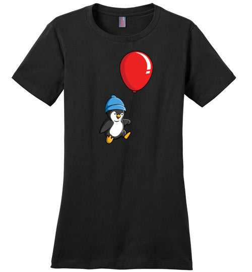Penguin Can Fly Balloon Canvas