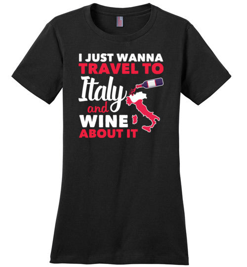 Italy Wine Travel Canvas