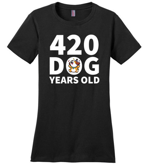 420 Dog Years Old Canvas