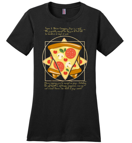 Vitruvian Pizza Canvas
