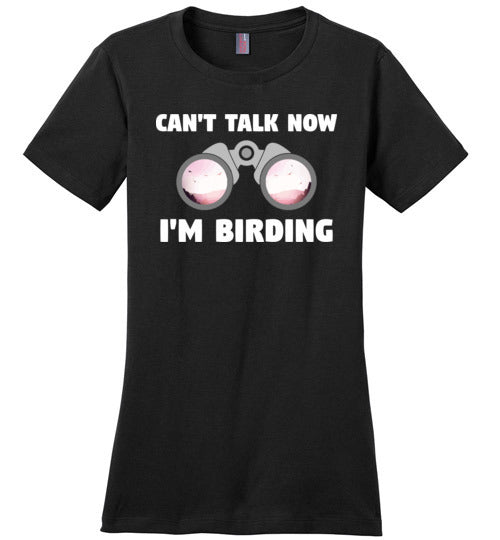 Cant Talk Birding Canvas