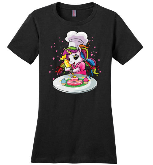 Unicorn Baking Cupcakes