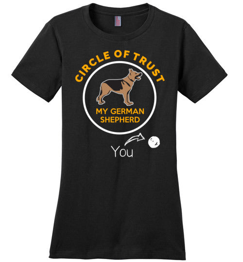 German Shepherd Circle Of Trust Canvas