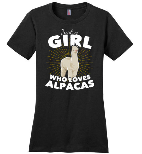Just A Girl Who Loves Alpacas Canvas