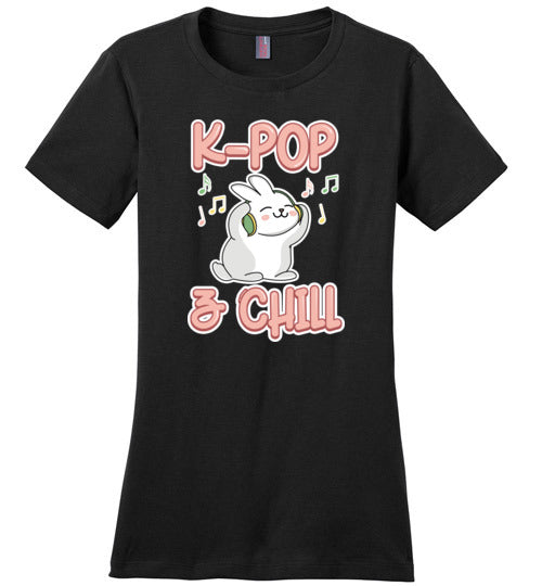 K-Pop And Chill Bunny Canvas