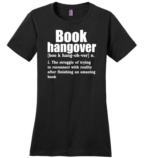 Book Hangover Definition Canvas