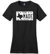 Texas Made License Plate Canvas