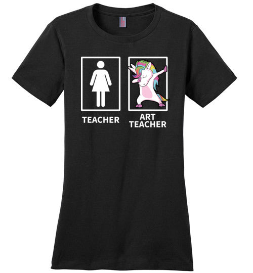 Dabbing Unicorn Art Teacher