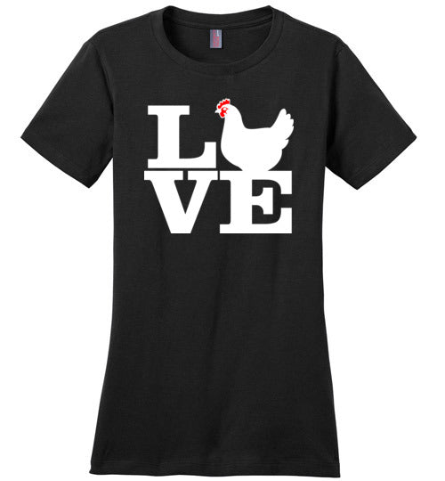 Love Chickens Canvas