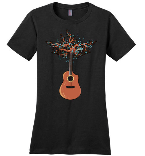 Guitar Music Tree Canvas