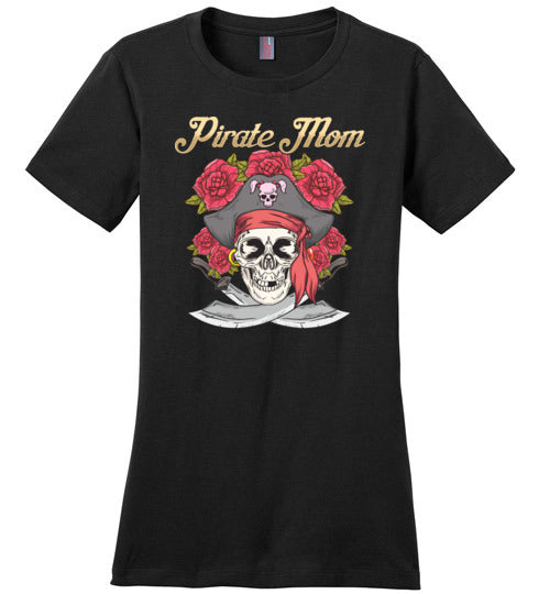 Pirate Mom Fancy Canvas