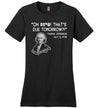 Thomas Jefferson Due Date Canvas
