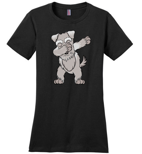 Dabbing Schnauzer Dog