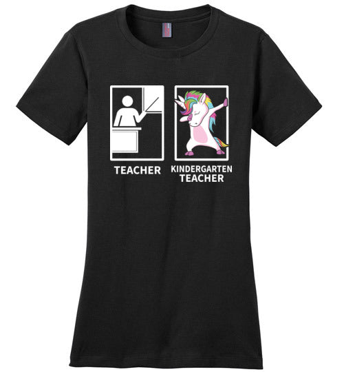 Dabbing Unicorn Kindergarten Teacher