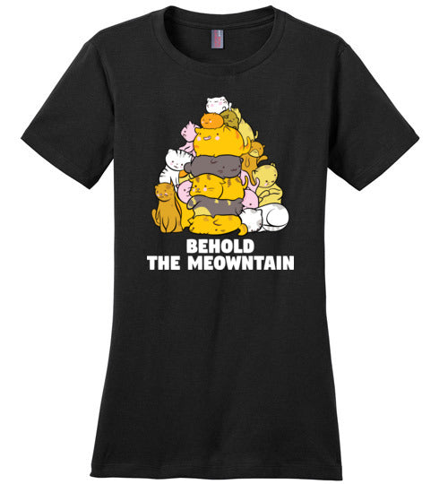 Behold The Meowntain Canvas