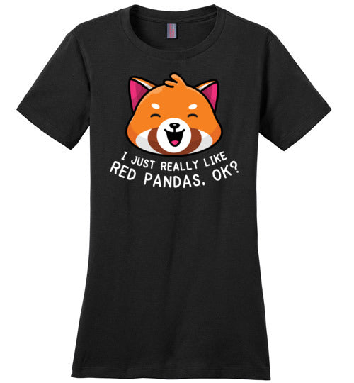 Just Really Like Red Pandas Canvas