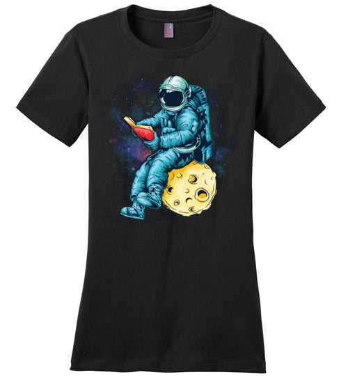Astronaut Space Reading Book Lover