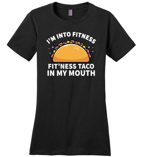 Fitness Taco In My Mouth Canvas