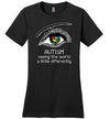 Autism Seeing The World A Little Differently Canvas