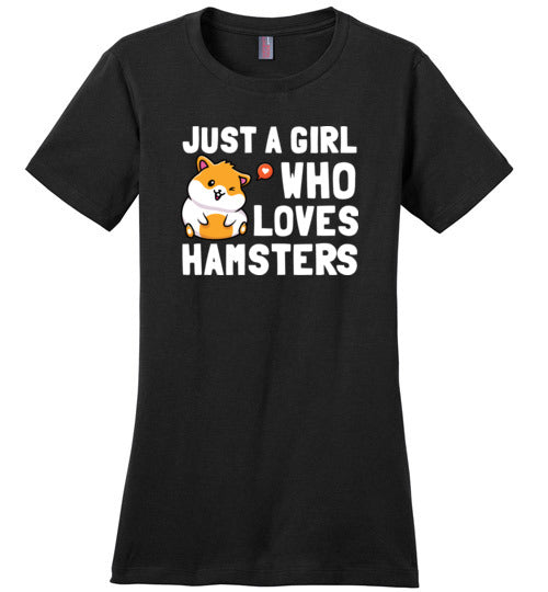 Just a girl Who Loves Hamsters Canvas