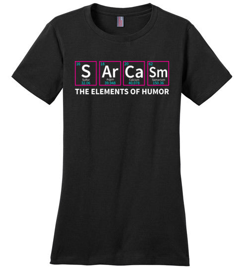 Sarcasm Periodic Table Chemistry Canvas