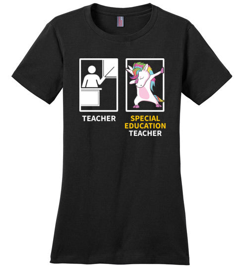 Special Education Teacher Dabbing Unicorn
