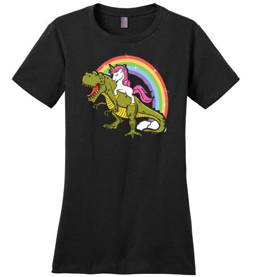 Unicorn Riding T-Rex