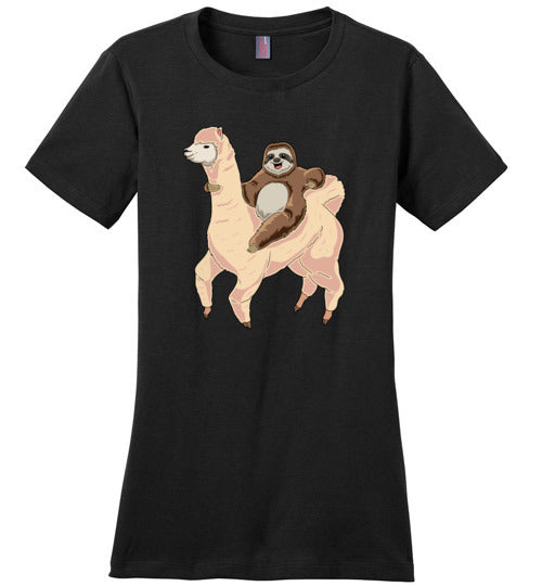 Sloth Riding A Llama