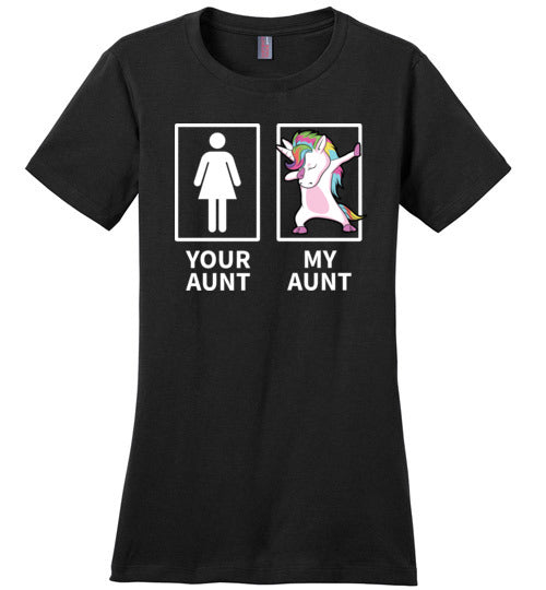 Your Aunt My Aunt Dabbing Unicorn