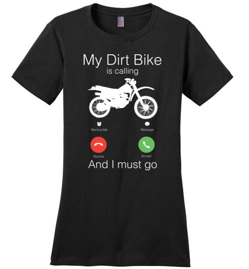My Dirt Bike Is Calling Canvas