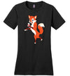 Fox With Wine Canvas