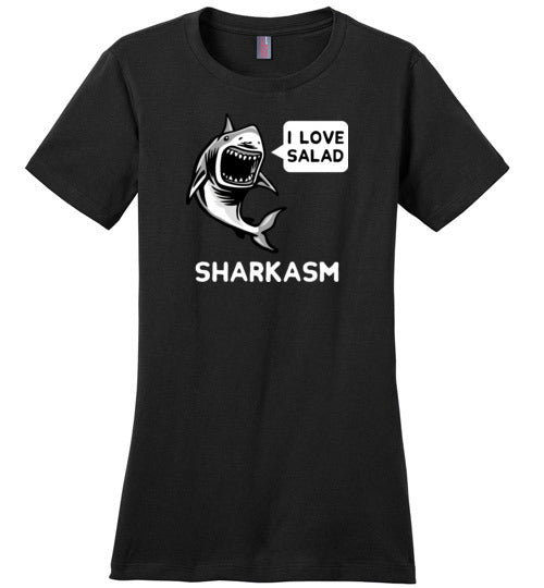 Sharkasm Love Salad Canvas