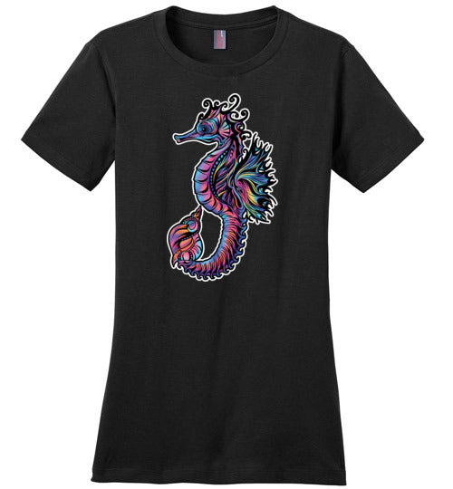 Tropical Seahorse Canvas