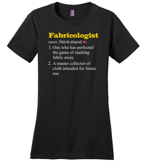 Fabricologist Definition