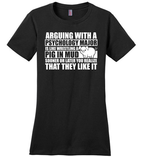 Arguing With A Psychology Major Pig In Mud