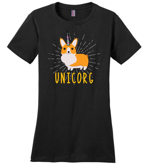 Unicorn Corgi Unicorg Canvas