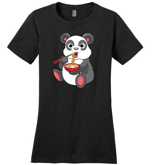 Panda Bear Eating Ramen