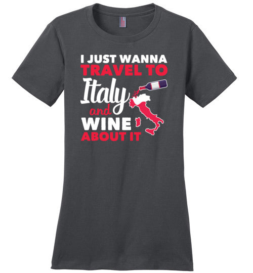 Italy Wine Travel Canvas