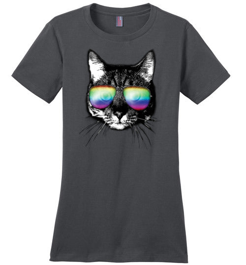 Cat Sunglasses LGBT Canvas