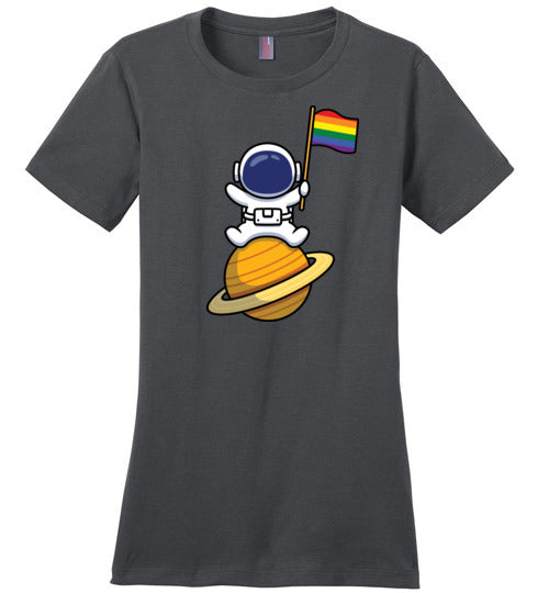 Astronaut LGBT Flag Canvas