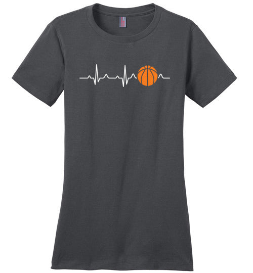 Basketball Heartbeat Canvas