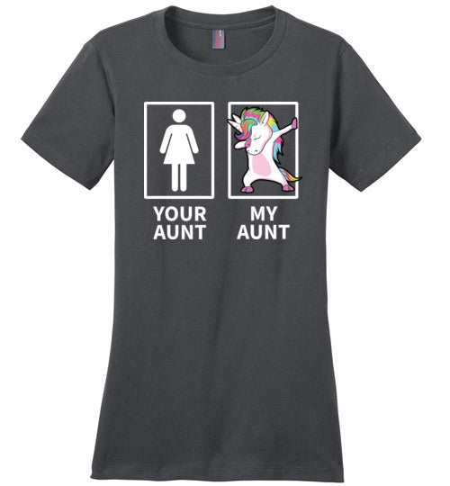 Your Aunt My Aunt Dabbing Unicorn