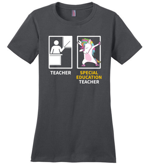 Special Education Teacher Dabbing Unicorn
