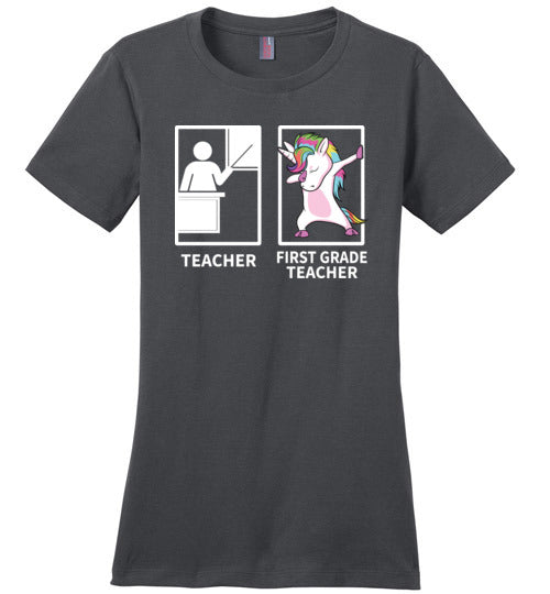 Dabbing Unicorn First Grade Teacher