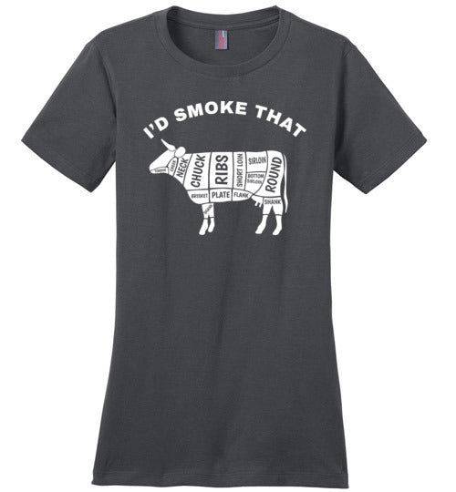 Id Smoke That Beef BBQ Canvas